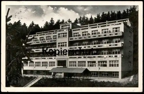 ALTE POSTKARTE LAZNE LUHACOVICE HOTEL MIRAMONTI 1939 BAD LUHACOVICE Tschechische Republik ceska cesko cpa postcard AK