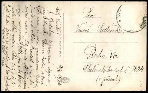 ALTE POSTKARTE KOSTELEC NAD ORLICI ZATISI See Abend Tschechische Republik Ceska Cesko Ansichtskarte AK postcard cpa