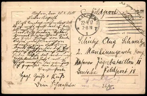 ALTE PRÄGE POSTKARTE MIT GOTT FÜR KAISER UND REICH PATRIOTIK GLAUBE VERGOLDET WWI WELTKRIEG EICHENLAUB FLAGGE postcard