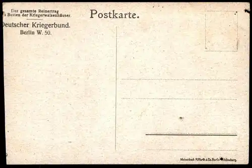 ALTE POSTKARTE SOLDAT IN DER HEIMAT DA GIEBT'S EIN WIEDERSEHEN GIBT ES WWI WELTKRIEG Patriotik Ansichtskarte postcard AK