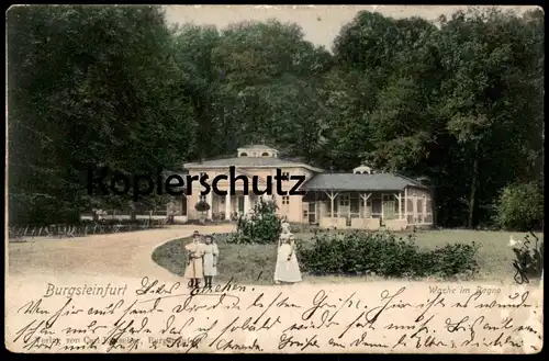 ALTE POSTKARTE BURGSTEINFURT WACHE IM BAGNO Steinfurt cpa postcard Ansichtskarte AK