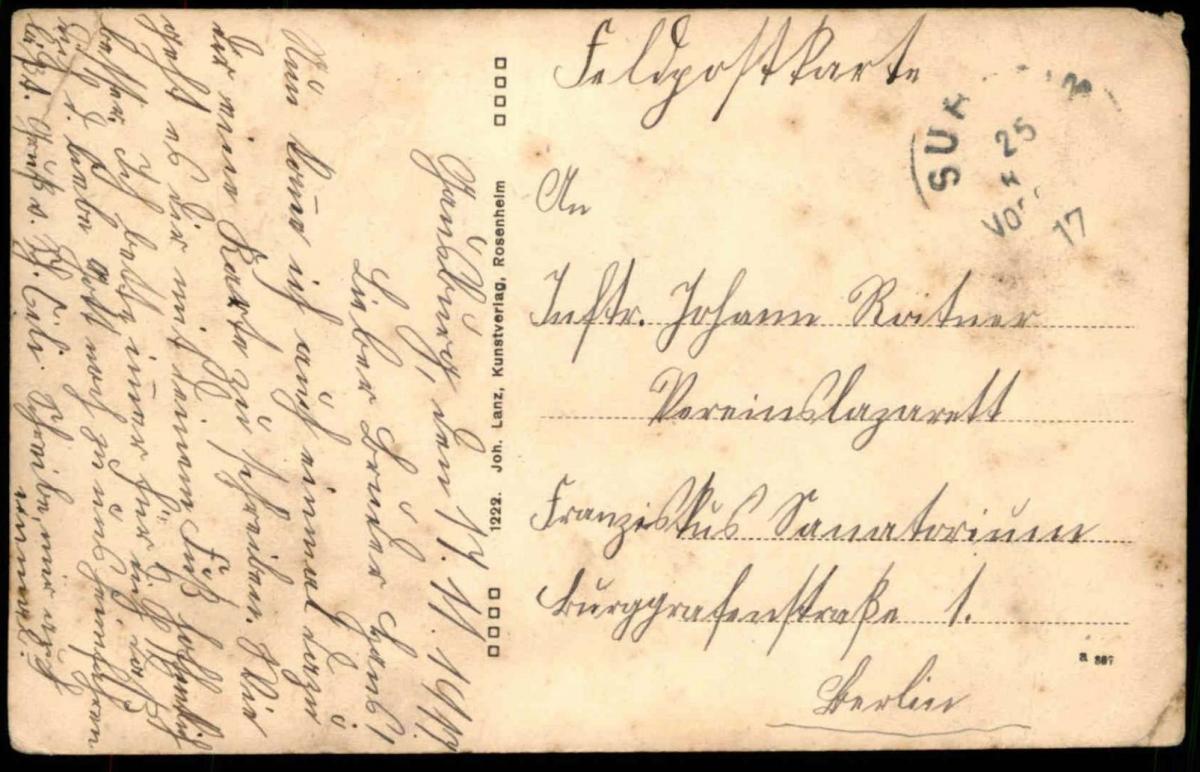 ALTE POSTKARTE GRUSS AUS SURHEIM WALLNERS BÄCKEREI Saaldorf-Surheim bei