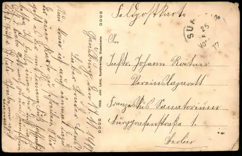 ALTE POSTKARTE GRUSS AUS SURHEIM WALLNERS BÄCKEREI Saaldorf-Surheim bei Freilassing Bakery Boulangerie Bäcker postcard