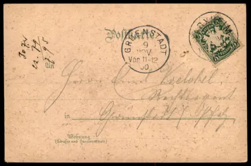 ALTE LITHO-POSTKARTE GRUSS AUS HARXHEIM BAHNHOF DAMPFLOK KIRCHE Bodenheim Zug Train Railway Eisenbahn station gare cpa