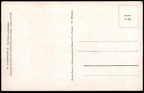 ALTE POSTKARTE SCHECHINGEN BEI AALEN VOM FLUGZEUG AUS Fliegeraufnahme Luftbild AK Ansichtskarte postcard cpa