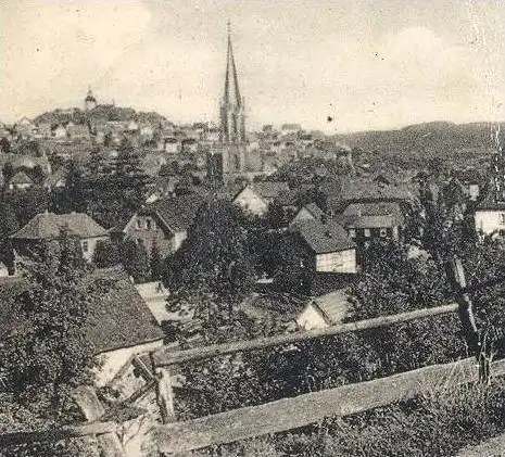 ÄLTERE POSTKARTE LUFTKURORT WARSTEIN SAUERLAND BLICK VOM PIUSBERG LANGENBACHTAL HEILSTÄTTE Ansichtskarte cpa postcard