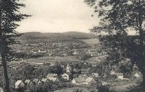 ÄLTERE POSTKARTE LUFTKURORT WARSTEIN SAUERLAND BLICK VOM PIUSBERG LANGENBACHTAL HEILSTÄTTE Ansichtskarte cpa postcard