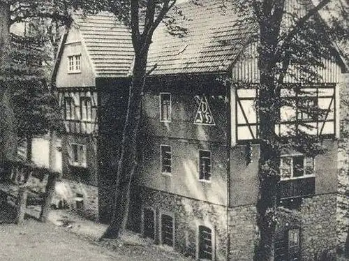 ÄLTERE POSTKARTE LUFTKURORT WARSTEIN SAUERLAND BLICK VOM PIUSBERG LANGENBACHTAL HEILSTÄTTE Ansichtskarte cpa postcard