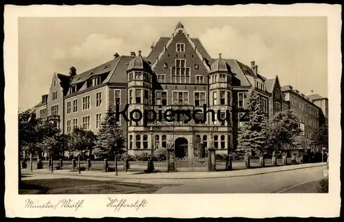 ALTE POSTKARTE MÜNSTER WESTFALEN HÜFFERSTIFT 1936 Krankenhaus Hospital hopital Ansichtskarte cpa postcard AK