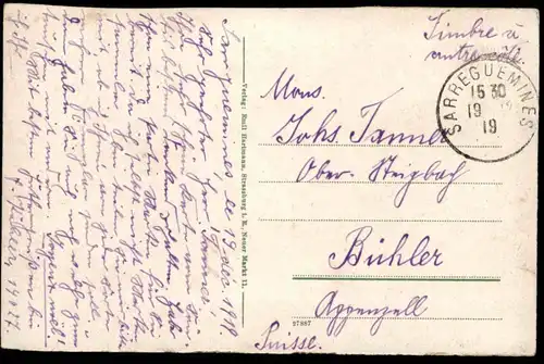 ALTE POSTKARTE DIE SPESBURG MITTELVOGESEN Andlau Vogesen Vosges Chateau Castle Schloss postcard cpa Ansichtskarte France