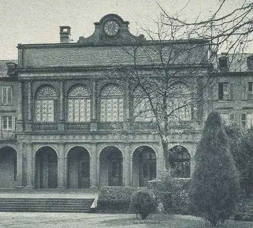 ALTE POSTKARTE MÜLHAUSEN BÖRSE MULHOUSE LA BOURSE ALSACE ELSASS Stock Exchange Uhr horloge cpa postcard Ansichtskarte AK