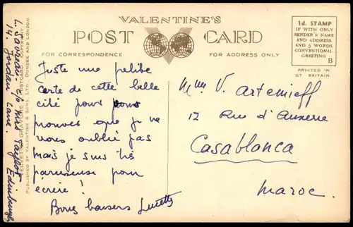 ALTE POSTKARTE EDINBURGH PRINCES STREET VIEWED FROM SCOTT MONUMENT Bird View Scotland Tram Tramway Straßenbahn postcard