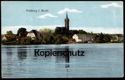 ALTE POSTKARTE FELDBERG MECKLENBURG-VORPOMMERN 1935 cpa postcard AK Ansichtskarte