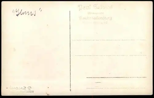 ALTE POSTKARTE NEUBRANDENBURG HAUS PAUL SALOMÉ PHOTOGRAPH Krämer(?)straße 12 Judaica Judaika Jüdisch Jew Jewish postcard