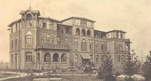 ALTE POSTKARTE KAISERSWERTH AM RHEIN FEIERABENDHÄUSER DER DIAKONISSEN-ANSTALT 1914 Düsseldorf cpa postcard Ansichtskarte