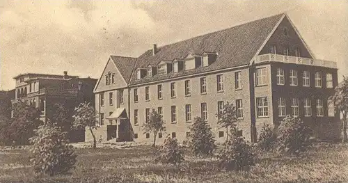 ALTE POSTKARTE KAISERSWERTH AM RHEIN FEIERABENDHÄUSER DER DIAKONISSEN-ANSTALT 1914 Düsseldorf cpa postcard Ansichtskarte