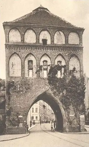 ALTE POSTKARTE STRALSUND KNIEPERTOR STADTTOR TOR VERLAG OTTMAR ZIEHER MÜNCHEN postcard cpa AK Ansichtskarte