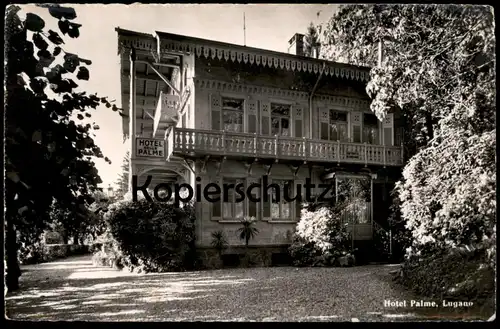 ALTE POSTKARTE LUGANO HOTEL PALME Tessin Suisse postcard cpa Ansichtskarte AK
