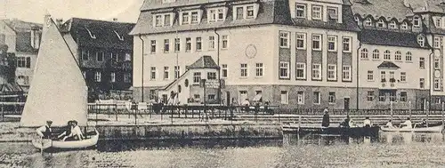 ALTE POSTKARTE LINDAU BREISGAU MARIA MARTHA-STIFT 1914 Bodensee Schiff sailing boat voilier postcard cpa Ansichtskarte