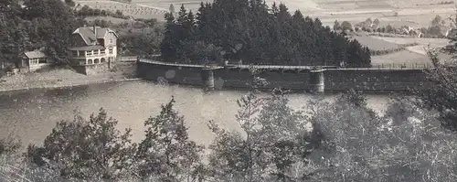 ÄLTERE POSTKARTE GASTHAUS ZUR OESTERTALSPERRE ADOLF DENKER PLETTENBERG Talsperre Barrage Hydro Dam cpa postcard AK