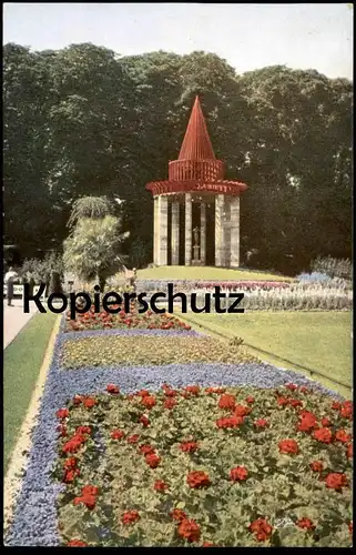 ALTE POSTKARTE STUTTGART GARTENBAUAUSSTELLUNG 1924 AUSSTELLUNGSTEMPEL ARCHITEKT GUSTAV LEONHARDT Botanic Garden Jardin