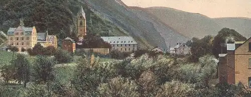 ALTE POSTKARTE BORNHOFEN RHEIN MIT STERNBERG & LIEBENSTEIN Kamp-Bornhofen Braubach Loreley postcard cpa AK Ansichtskarte