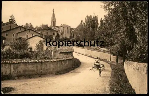 ALTE POSTKARTE VILLERS LES NANCY FRAU ZIEHT KARREN ZWEI HUNDE FRANKREICH dog chien cpa postcard AK Ansichtskarte