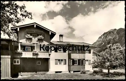 ÄLTERE POSTKARTE ERNST SCHEDLER OBERSTDORF ZIMMER MIT FLIESSENDEM WASSER ALLGÄU AK Ansichtskarte cpa postcard