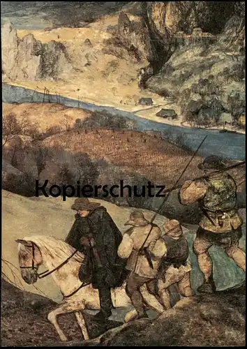 ÄLTERE KÜNSTLER POSTKARTE PIETER BRUEGEL HEIMKEHR DER HERDE KUNSTHISTORISCHES MUSEUM WIEN postcard cpa Ansichtskarte AK