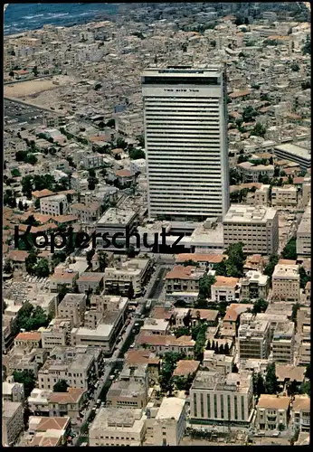 ÄLTERE POSTKARTE TEL AVIV SHALOM OBSERVATORY MIZPE SHALOM MAYER TOWER Tour Hochhaus Israel postcard cpa Ansichtskarte AK