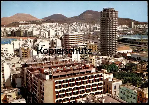 ÄLTERE POSTKARTE ZONA TURISTICA LAS CANTERAS LAS PALMAS GRAN CANARIA HOTEL Islas Canarias AK cpa postcard Ansichtskarte