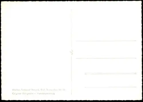 ÄLTERE POSTKARTE MOTORSCHIFF LANGELAND MS MARINE FOTOGRAF RENARD KIEL Fähre ferry Schiff ship postcard cpa Ansichtskarte