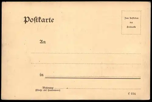 ALTE POSTKARTE ORIGINAL ZEICHNUNG DAS NEUE MÄRKISCHE MUSEUM SIGN. E. GOERNER BERLIN Ansichtskarte postcard AK