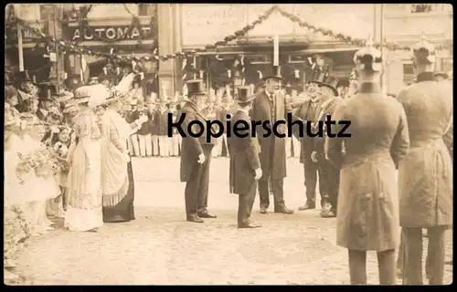 ALTE POSTKARTE KAISERTAGE POSEN AUGUST 1913 GESCHÄFT SMOLINSKY AUTOMAT Poznan Polska cpa Kaiser Ansichtskarte postcard