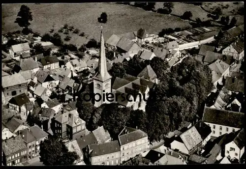 ÄLTERE POSTKARTE BRAKEL LUFTBILD KATH. PFARRKIRCHE ST. MICHAEL Kirche Höxter church église Ansichtskarte postcard cpa AK