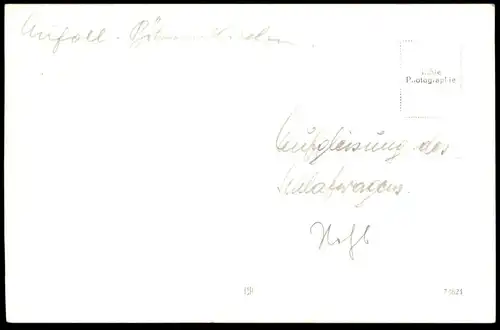 ALTE POSTKARTE EISENBAHNUNGLÜCK BÖHEIMKIRCHEN BBÖ ÖBB UNFALL ENTGLEISUNG DES SCHLAFWAGENS accident Zugunglück postcard