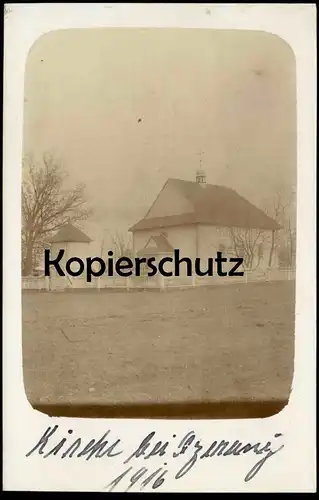 ALTE POSTKARTE DEUTSCHE KOLONIE DORFKIRCHE IN ALEXANDROWSK 1916 RUSSLAND Alexandrowska Russia Ansichtskarte cpa postcard