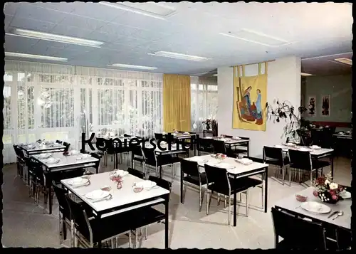 ÄLTERE POSTKARTE HORN BAD MEINBERG MARIENHEIM SPEISESAAL postcard cpa AK Ansichtskarte