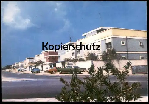 ÄLTERE KARTE KUWAIT WOHNVIERTEL 03.03.1972 AUTOS HÄUSER HAUS AHMED SALMAN Ansichtskarte postcard cpa AK