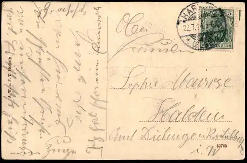 ALTE POSTKARTE HAMBURG HARBURG SAND UND MÜHLENSTRASSE J. HEITMANN FISCHE WILD ATELIER ATLANTIC KIOSK AK Ansichtskarte