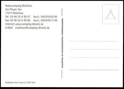 POSTKARTE NATURCAMPING CAMPING EISVOGEL PLAUER SEE Zelt Caravan kingfisher martin-pecheur Ansichtskarte AK cpa postcard