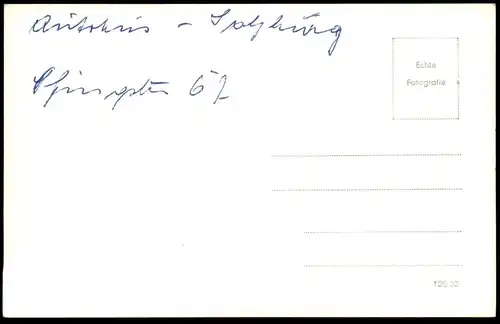 ALTE POSTKARTE AUTOBUS SALZBURG PFINGSTEN 1967 WERBUNG PORST VERSAND SALZBURG Bus Austria Österreich AK cpa postcard