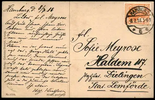 ALTE KÜNSTLER POSTKARTE ARTHUR THIELE FELDDIENST-ÜBUNG DAS GANZE HALT PAAR FRAU SCHIRM Ansichtskarte AK postcard cpa