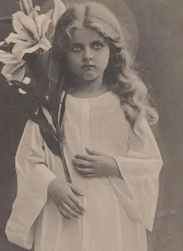 ALTE POSTKARTE KIND SCHUTZENGEL ALS GOTT DIE WELT ERSCHUF ENGEL ANGEL ange child enfant postcard AK Ansichtskarte