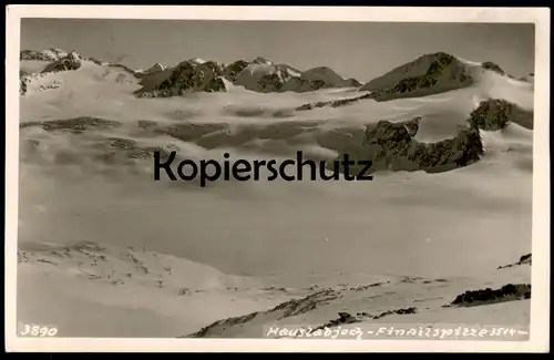 ALTE POSTKARTE HAUSLABJOCH FINAILSPITZE 3514 METER ÖTZTAL 1933 Tirol Panorama postcard cpa AK Ansichtskarte
