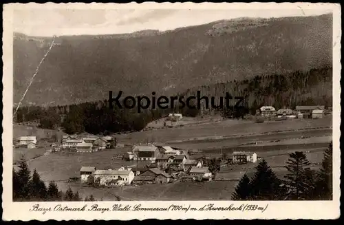 ALTE POSTKARTE SOMMERAU MIT DEM ZWERCHECK BAYERISCHE OSTMARK BAYRISCHER WALD Ansichtskarte AK cpa postcard