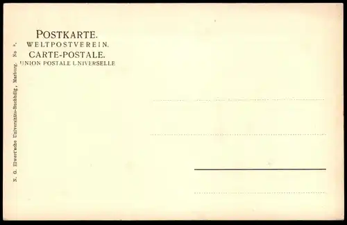 ALTE POSTKARTE MARBURG PORTAL DER ST. ELISABETH KIRCHE cpa AK Ansichtskarte postcard