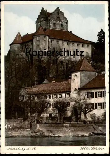ALTE POSTKARTE MEERSBURG AM BODENSEE ALTES SCHLOSS 1938 castle chateau Ansichtskarte AK postcard cpa