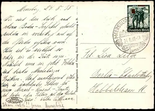 ALTE POSTKARTE MEERSBURG AM BODENSEE ALTES SCHLOSS 1938 castle chateau Ansichtskarte AK postcard cpa