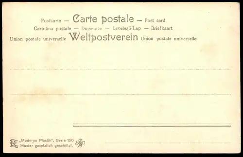 ALTE POSTKARTE FROSCHKÖNIG MODERNE PLASTIK FROSCH KIND JUNGE frog grenouille cpa postcard Ansichtskarte AK